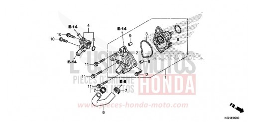 WATER PUMP SH150ADE de 2014